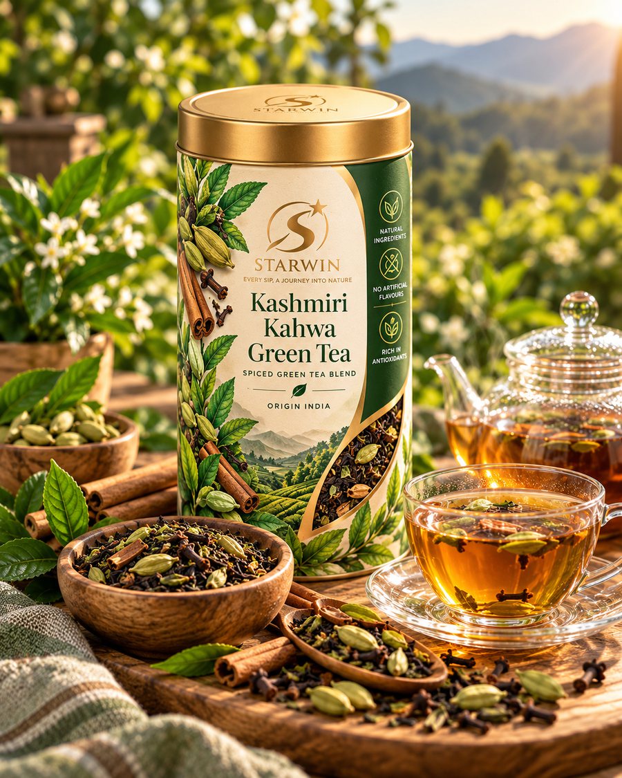 Kashmiri Kahwa Green Tea