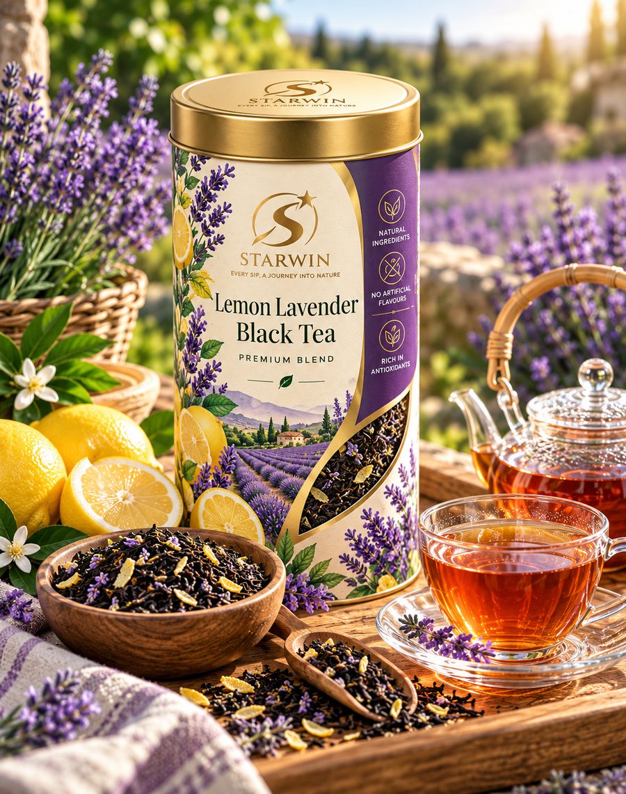 Lemon Lavender Black Tea